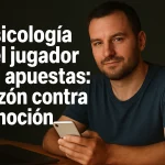 Psicología del jugador en apuestas razón contra emoción