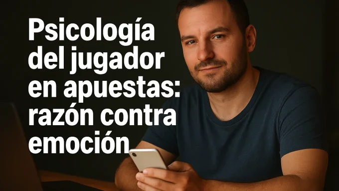 Psicología del jugador en apuestas razón contra emoción